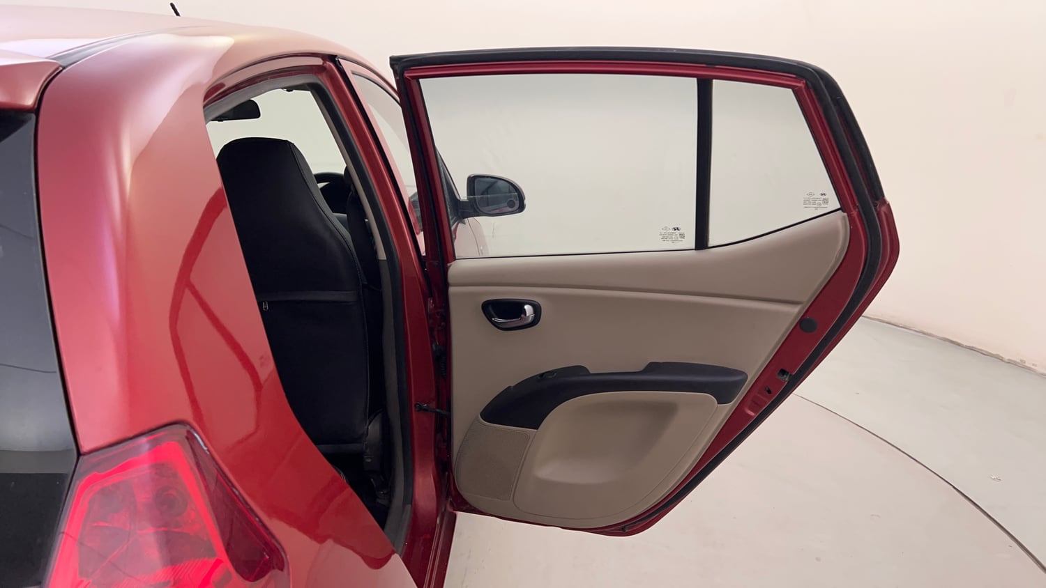 Used 2013 Hyundai i10 Sportz 1.2 AT Kappa2 Petrol Automatic interior RIGHT REAR DOOR OPEN VIEW