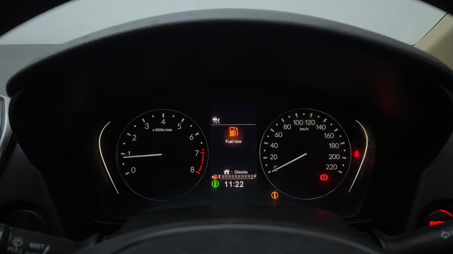 Used 2023 Honda City V Petrol MT Petrol Manual interior CLUSTERMETER VIEW