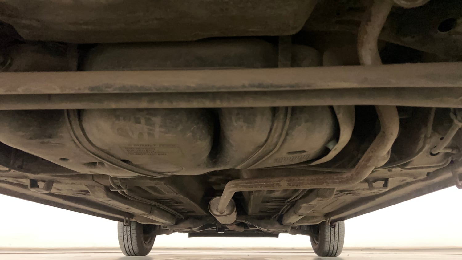 Used 2016 Maruti Suzuki Celerio ZXi AMT Petrol Automatic extra REAR UNDERBODY VIEW (TAKEN FROM REAR)