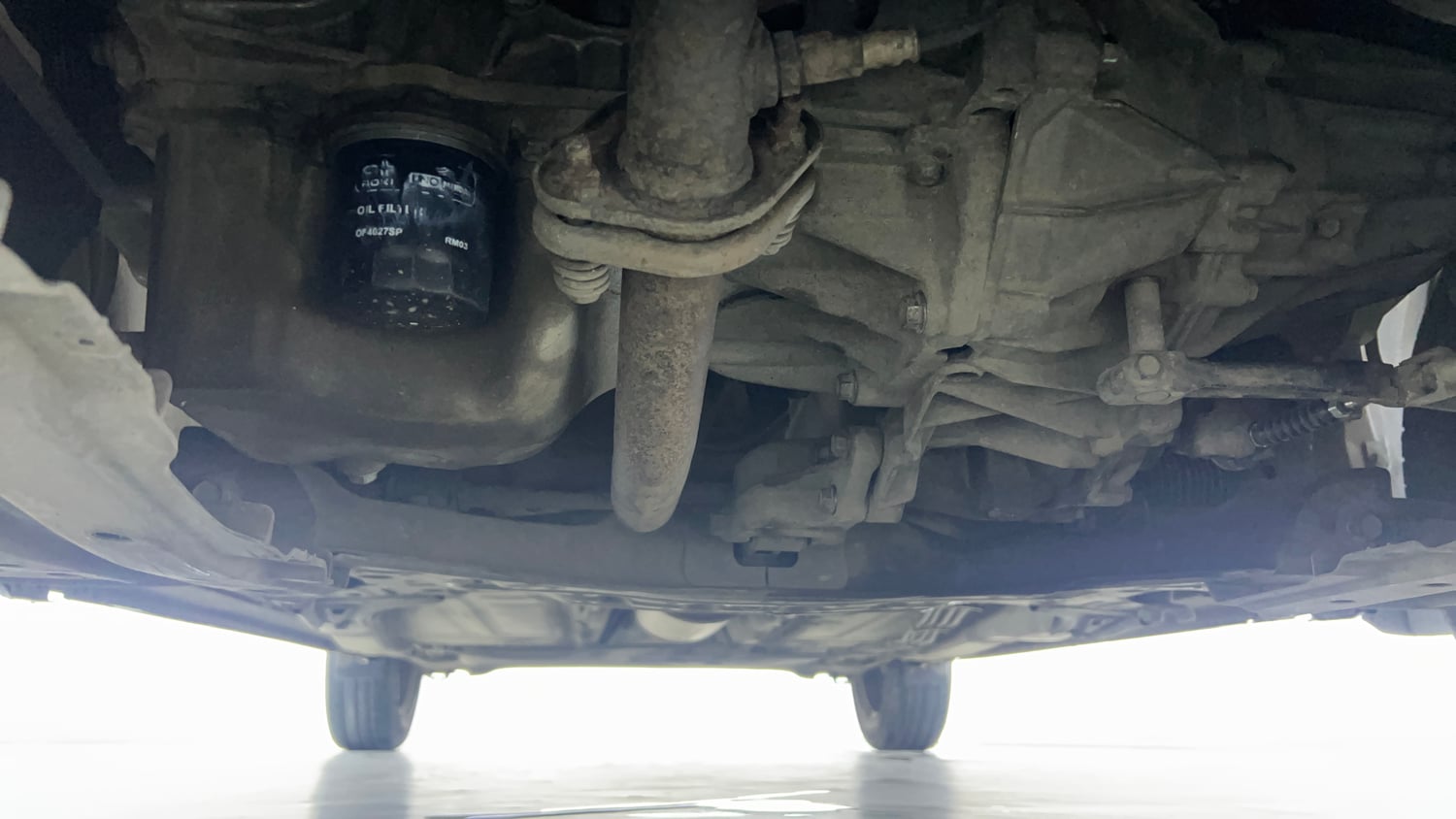 Used 2016 Maruti Suzuki Baleno Delta 1.2 Petrol Manual extra FRONT LEFT UNDERBODY VIEW