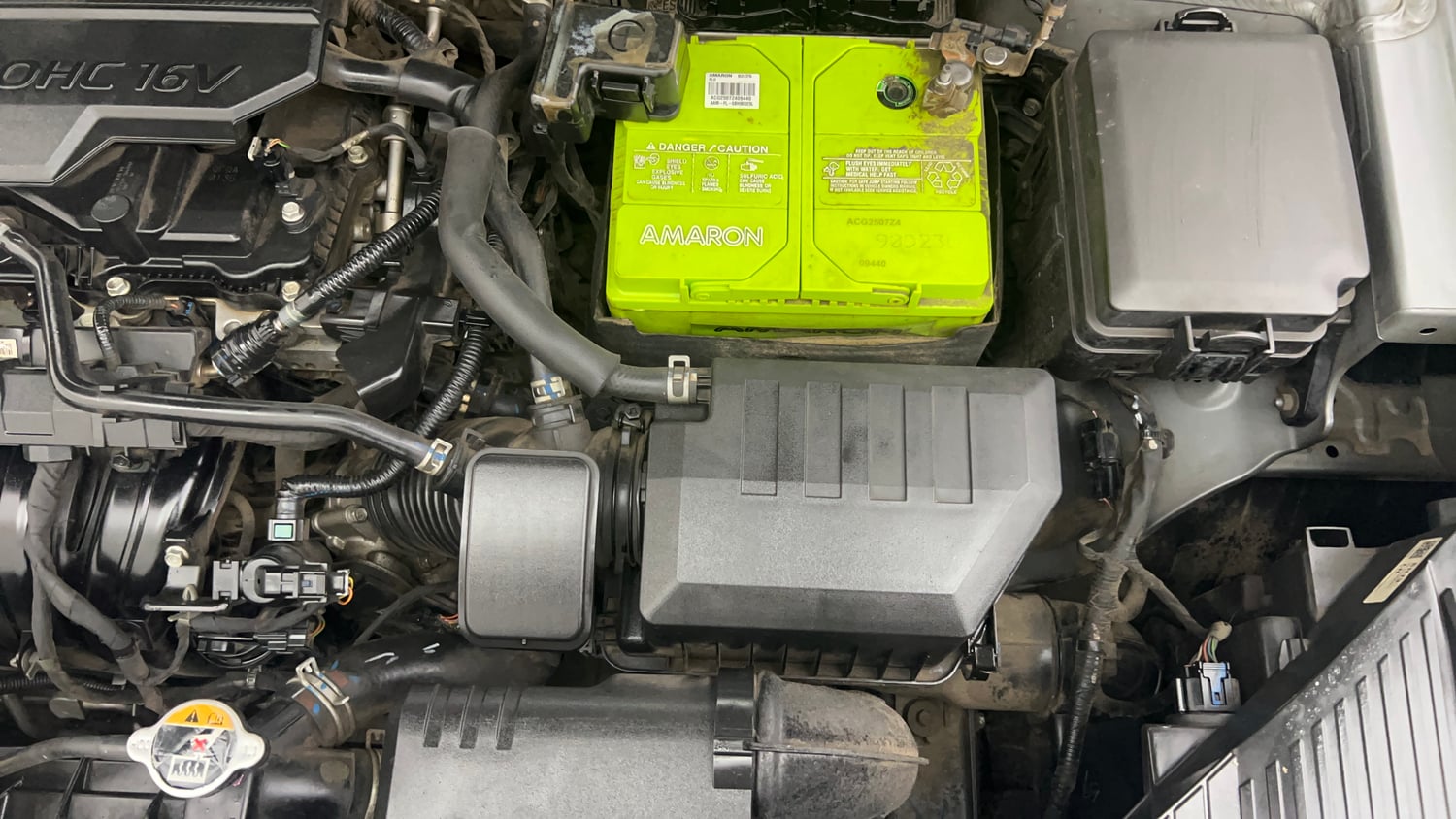 Used 2022 Hyundai Alcazar Prestige 7 STR 2.0 Petrol Petrol Manual engine ENGINE LEFT SIDE VIEW