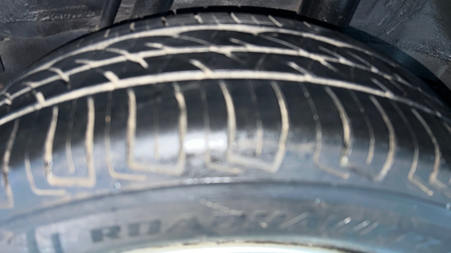 Used 2016 Honda Jazz V Petrol Petrol Manual tyres LEFT REAR TYRE TREAD VIEW
