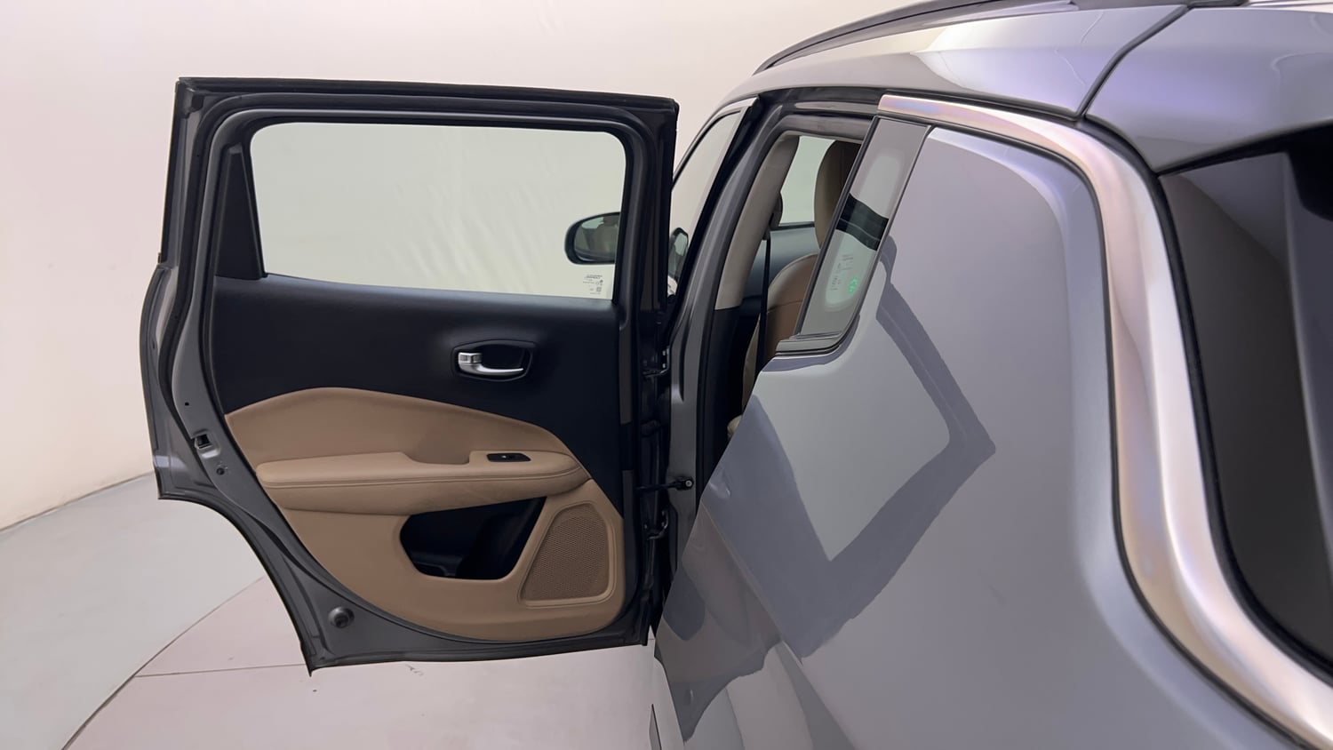 Used 2019 Jeep Compass Longitude (O) 1.4 Petrol AT Petrol Automatic interior LEFT REAR DOOR OPEN VIEW
