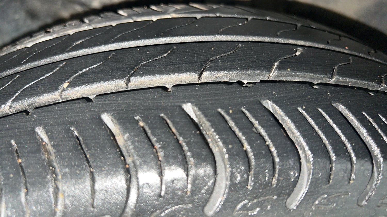 Used 2016 Honda Jazz VX Petrol Petrol Manual tyres LEFT FRONT TYRE TREAD VIEW