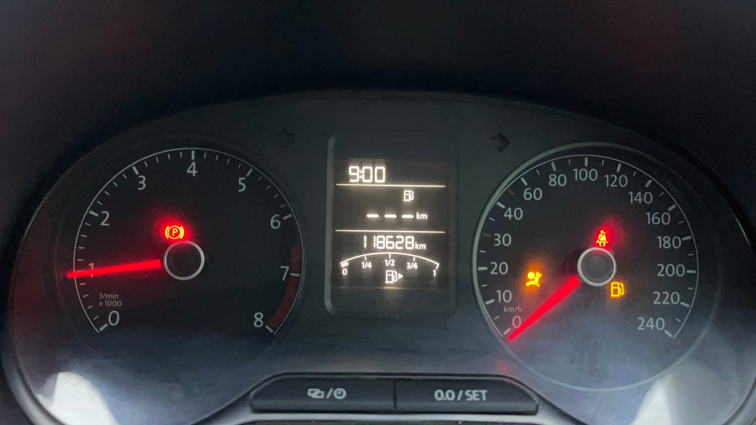 Used 2021 Volkswagen Polo Highline Plus 1.0L TSI Petrol Manual interior CLUSTERMETER VIEW
