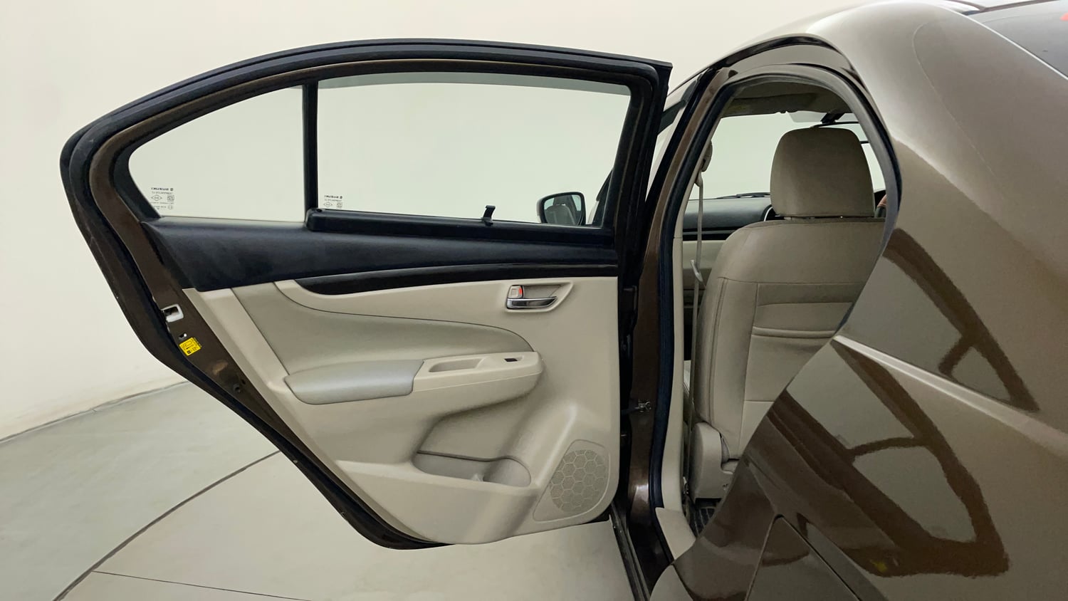 Used 2018 Maruti Suzuki Ciaz Zeta 1.4 AT Petrol Automatic interior LEFT REAR DOOR OPEN VIEW