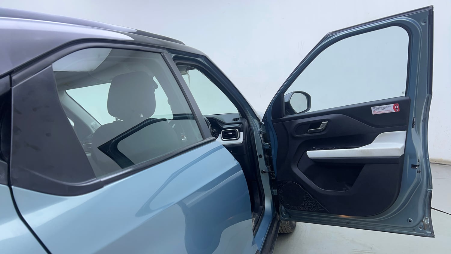 Used 2023 Tata Punch Creative IRA AMT Dual Tone Petrol Automatic interior RIGHT FRONT DOOR OPEN VIEW