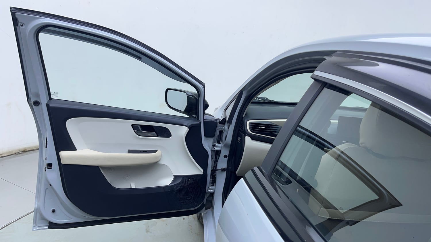 Used 2026 Tata Altroz Creative Petrol 5AMT Petrol Automatic interior LEFT FRONT DOOR OPEN VIEW