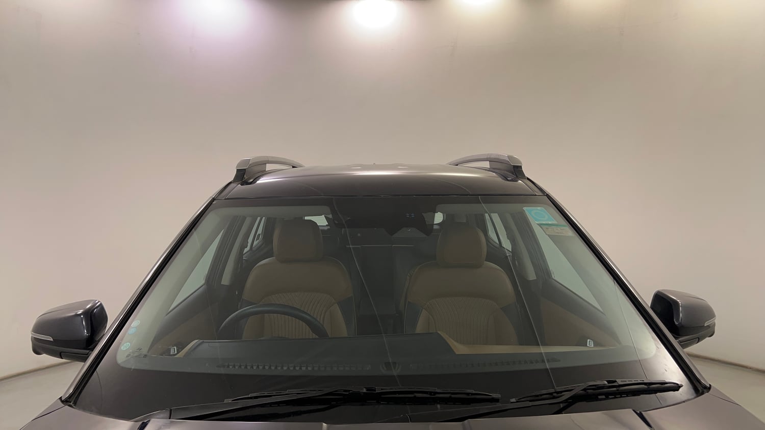Used 2024 Hyundai Alcazar Signature 1.5 Diesel AT 7STR Diesel Automatic exterior FRONT WINDSHIELD VIEW