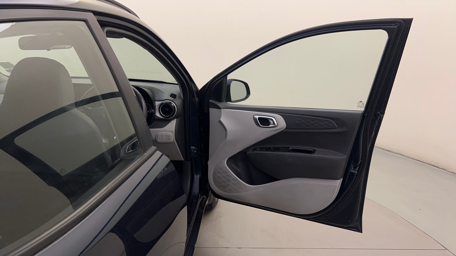 Used 2021 Hyundai Grand i10 Nios Sportz AMT 1.2 Kappa VTVT Petrol Automatic interior RIGHT FRONT DOOR OPEN VIEW