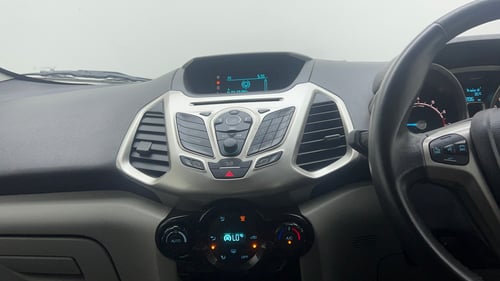 Used 2015 Ford EcoSport Titanium 1.5L Ti-VCT Petrol Manual interior MUSIC SYSTEM & AC CONTROL VIEW