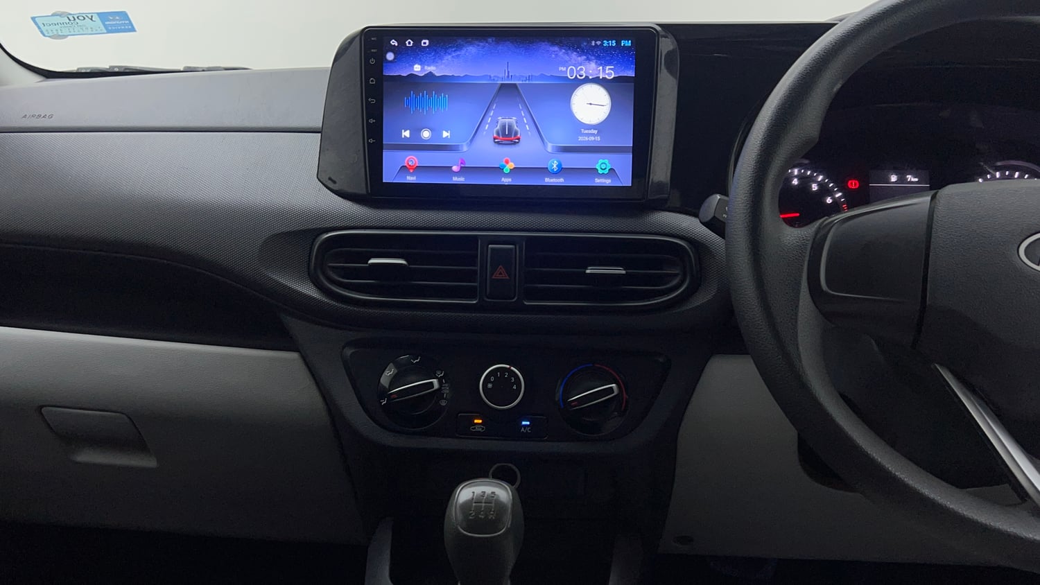 Used 2024 Hyundai Grand i10 Nios Era 1.2 Kappa Petrol Manual interior MUSIC SYSTEM & AC CONTROL VIEW