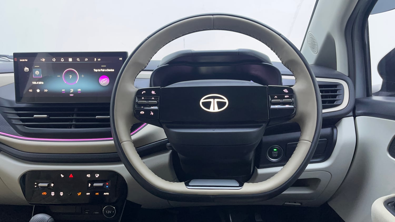 Used 2026 Tata Altroz Creative Petrol 5AMT Petrol Automatic interior STEERING VIEW