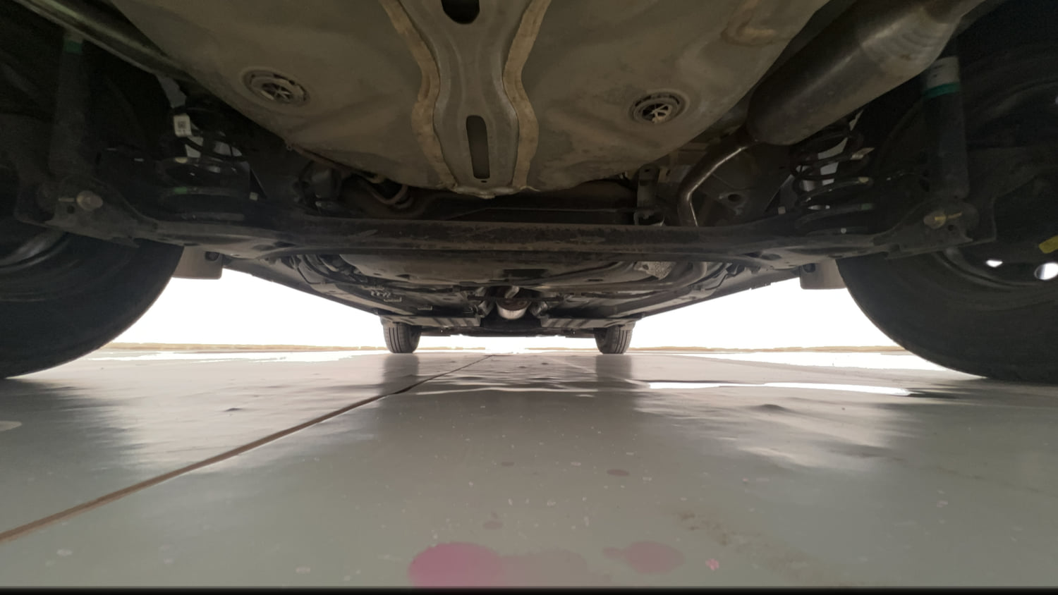 Used 2023 Maruti Suzuki Swift VXi Petrol Manual extra REAR UNDERBODY VIEW (TAKEN FROM REAR)