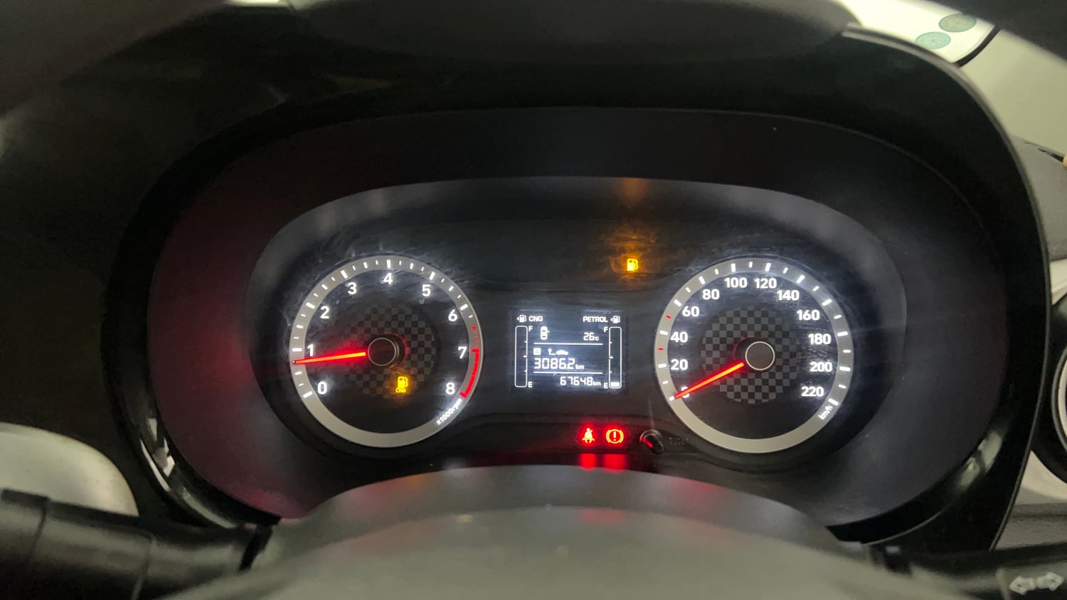 Used 2021 Hyundai Grand i10 Nios Sportz 1.2 Kappa VTVT CNG Cng Manual interior CLUSTERMETER VIEW