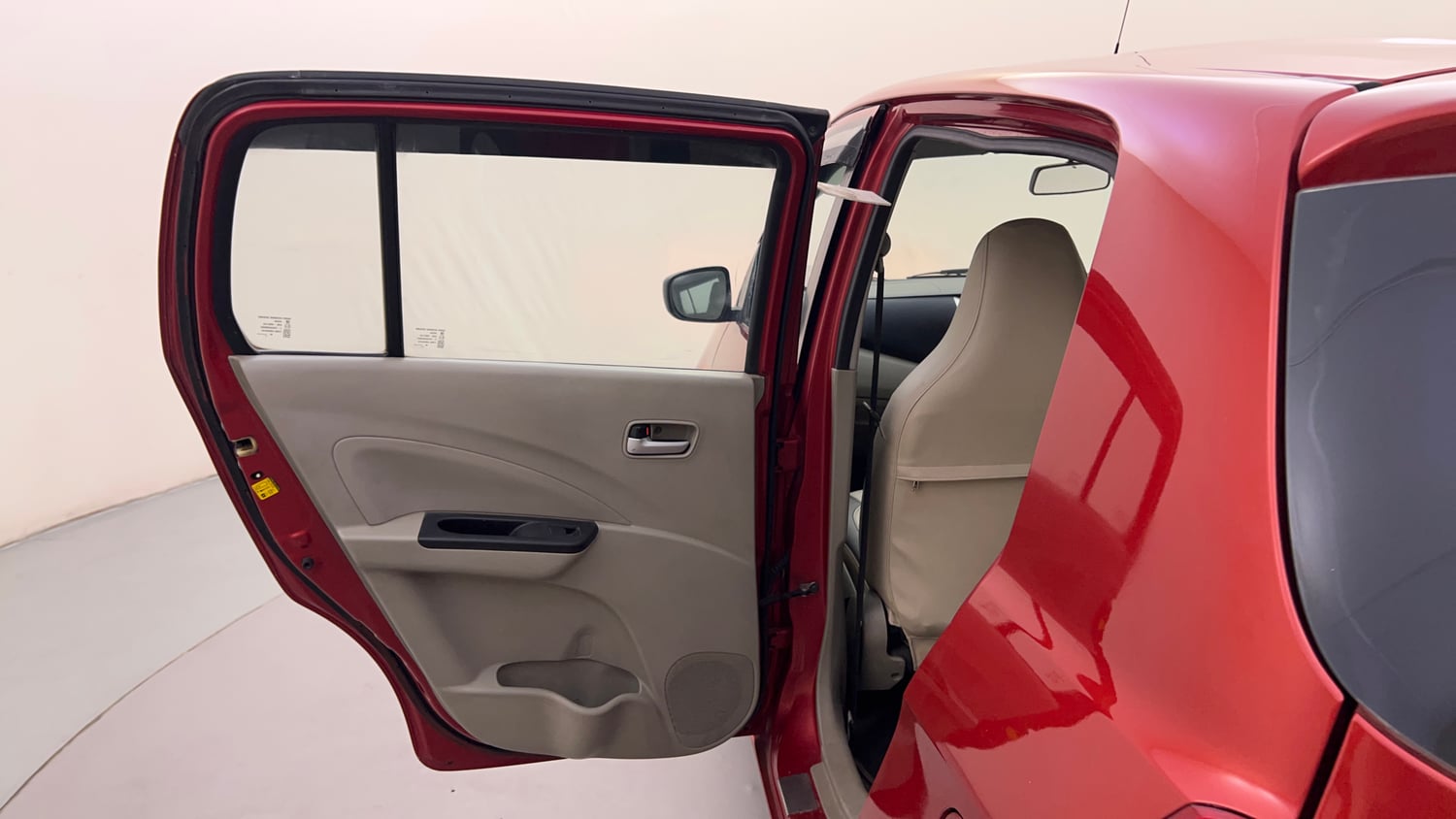 Used 2014 Maruti Suzuki Celerio VXi Petrol Manual interior LEFT REAR DOOR OPEN VIEW