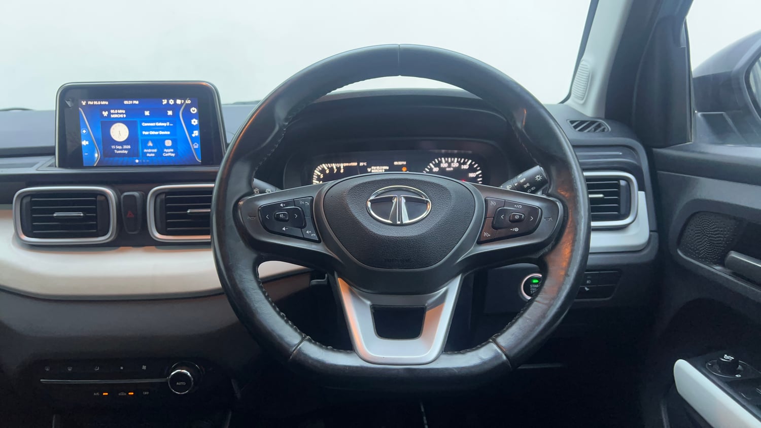 Used 2023 Tata Punch Creative IRA AMT Dual Tone Petrol Automatic interior STEERING VIEW