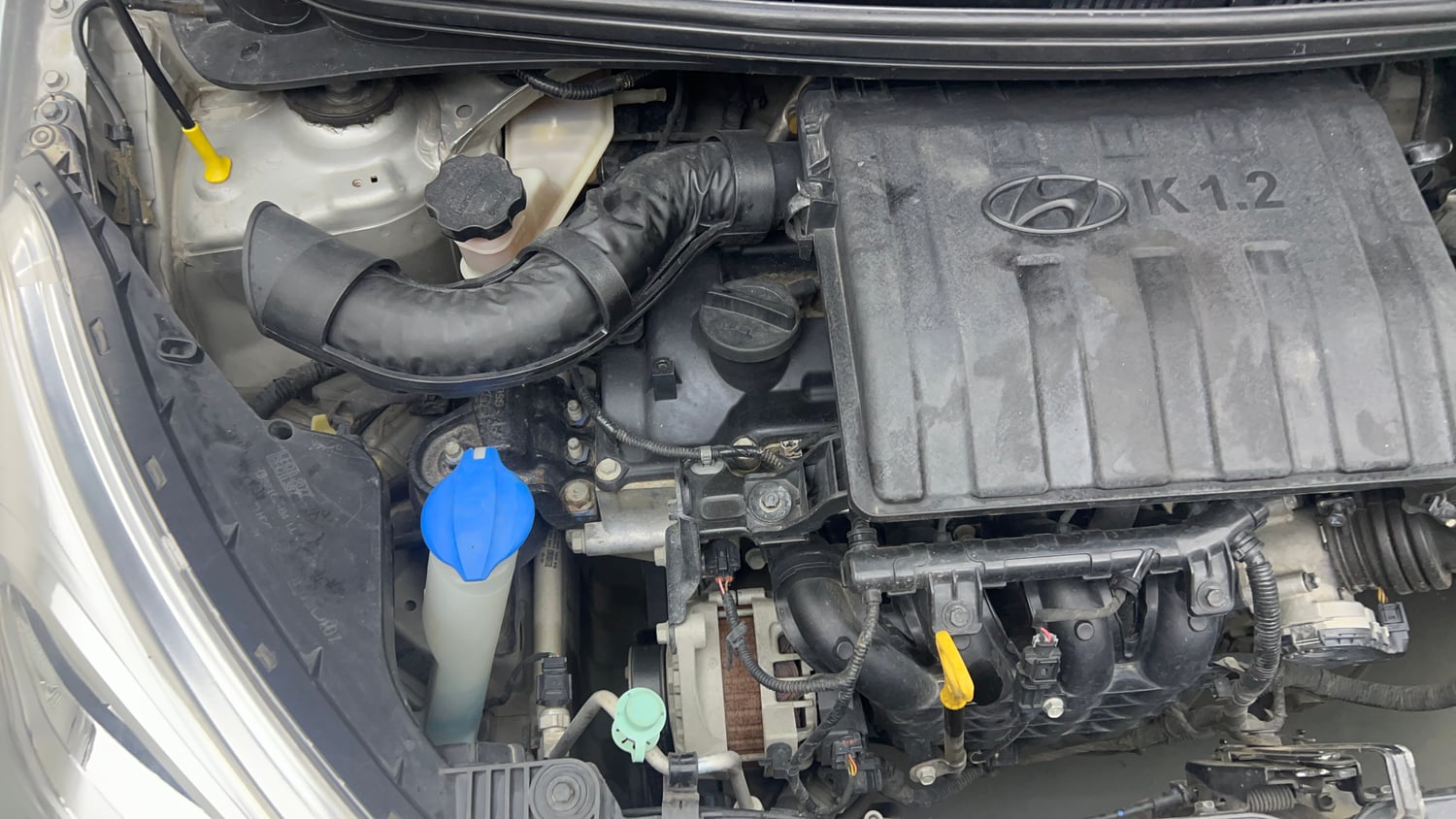 Used 2019 Hyundai Grand i10 Sportz 1.2 Kappa VTVT Petrol Manual engine ENGINE RIGHT SIDE VIEW