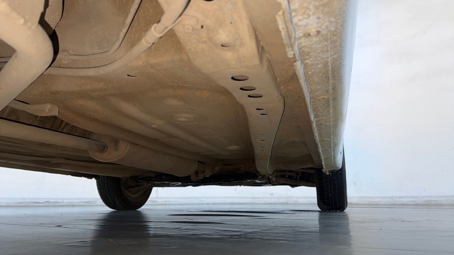 Used 2021 Maruti Suzuki Wagon R LXi (O) 1.0 CNG Cng Manual extra REAR RIGHT UNDERBODY VIEW