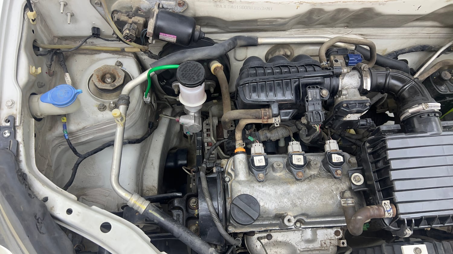 Used 2018 Maruti Suzuki Alto 800 LXi Petrol Manual engine ENGINE RIGHT SIDE VIEW