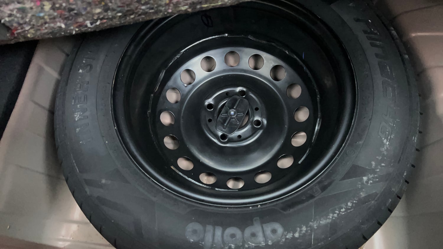 Used 2023 Tata Punch Creative Dual Tone AMT Petrol Automatic tyres SPARE TYRE VIEW