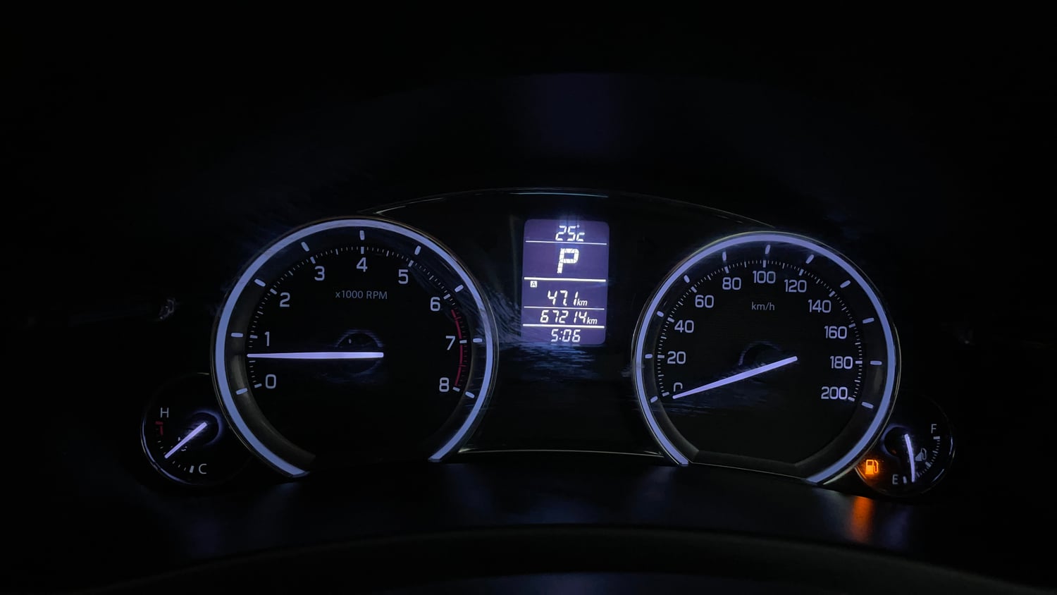 Used 2018 Maruti Suzuki Ciaz Zeta 1.4 AT Petrol Automatic interior CLUSTERMETER VIEW