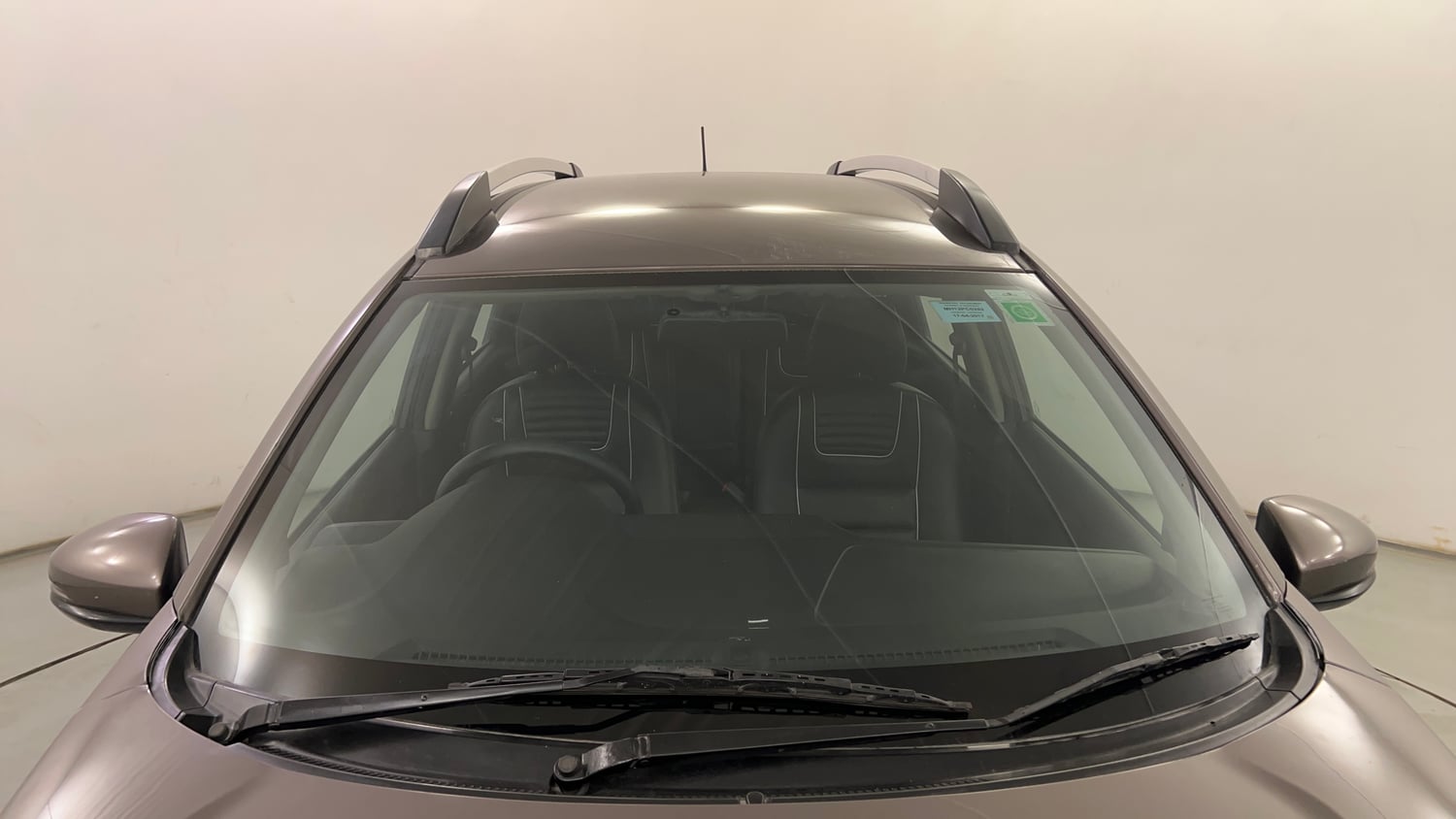 Used 2017 Honda BR-V V CVT Petrol Petrol Automatic exterior FRONT WINDSHIELD VIEW