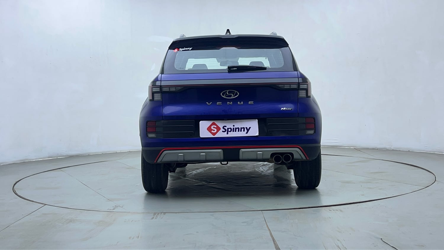 Used 2022 Hyundai Venue N-Line N6 DCT Dual Tone Petrol Automatic exterior BACK VIEW
