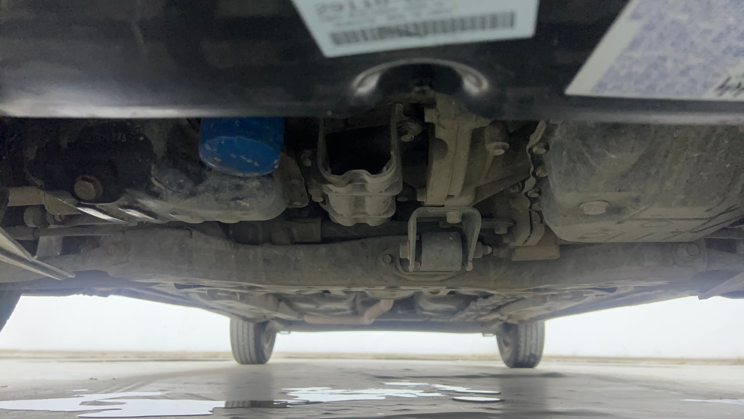 Used 2017 Hyundai Grand i10 Asta AT 1.2 Kappa VTVT (O) Petrol Automatic extra FRONT LEFT UNDERBODY VIEW