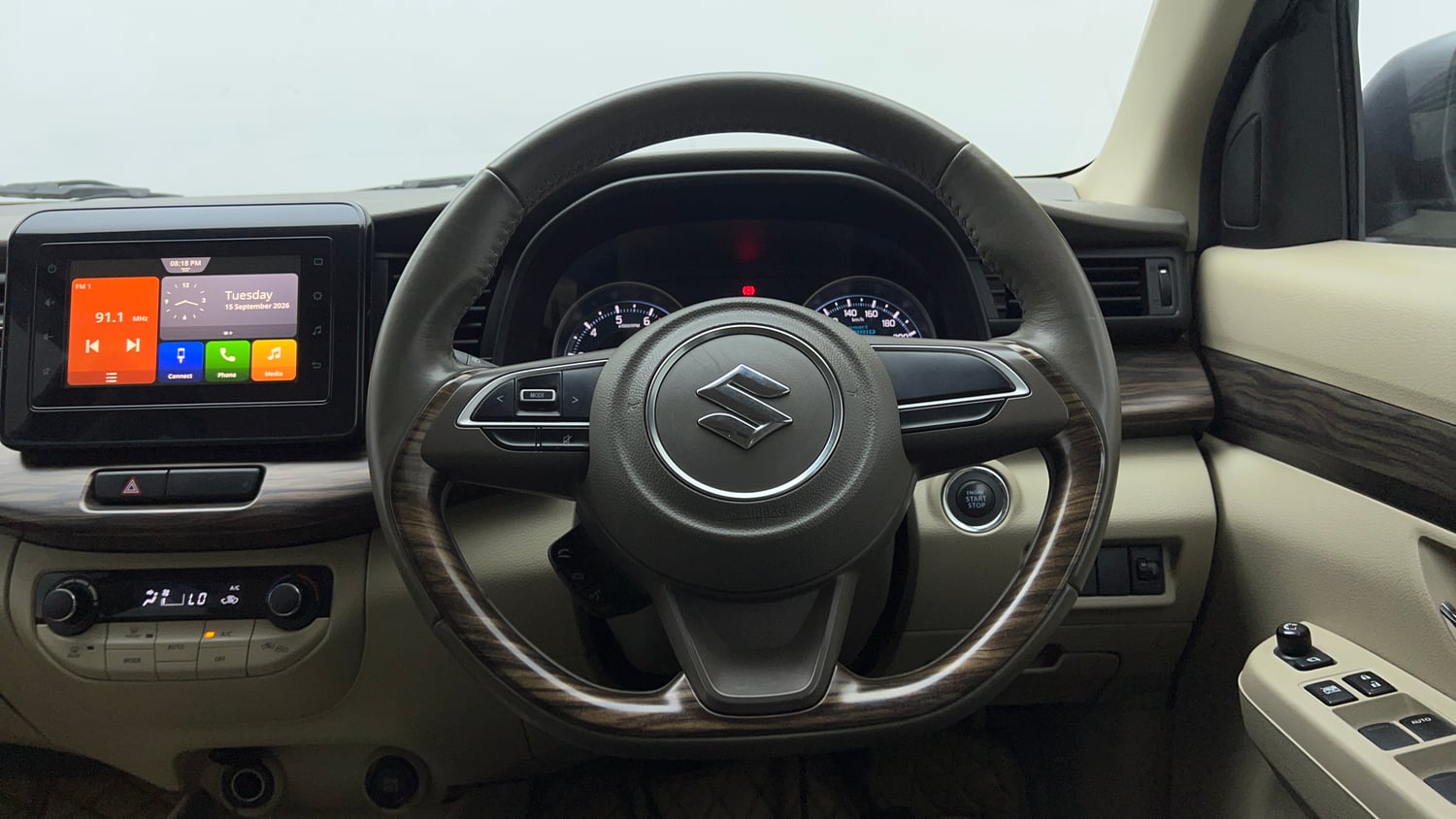 Used 2021 Maruti Suzuki New Ertiga ZXi Plus Petrol Manual interior STEERING VIEW