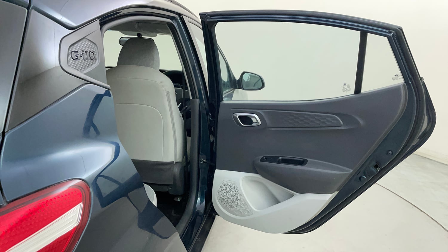Used 2022 Hyundai Grand i10 Nios Sportz AMT 1.2 Kappa VTVT Petrol Automatic interior RIGHT REAR DOOR OPEN VIEW