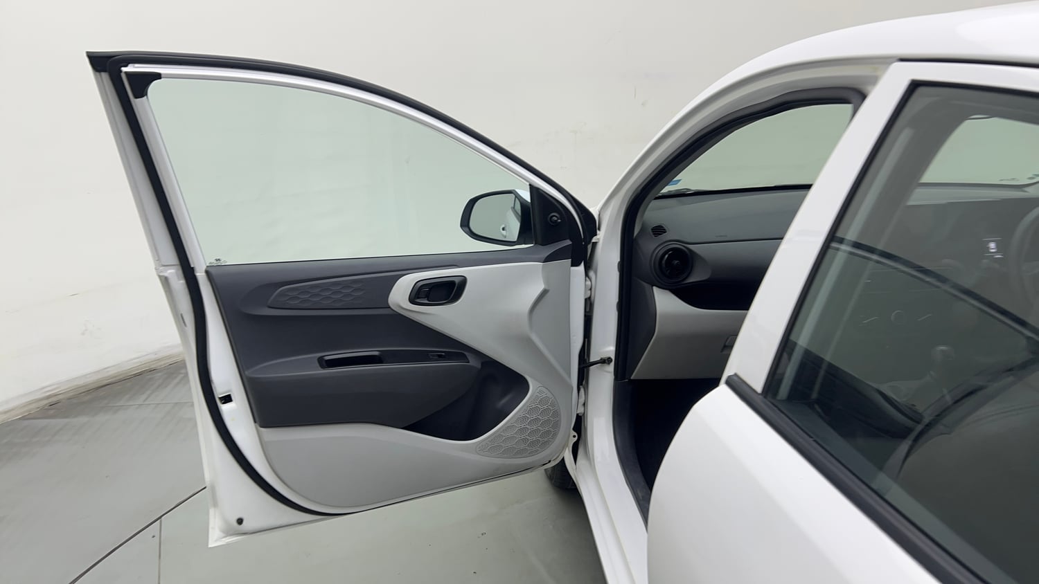 Used 2024 Hyundai Grand i10 Nios Era 1.2 Kappa Petrol Manual interior LEFT FRONT DOOR OPEN VIEW