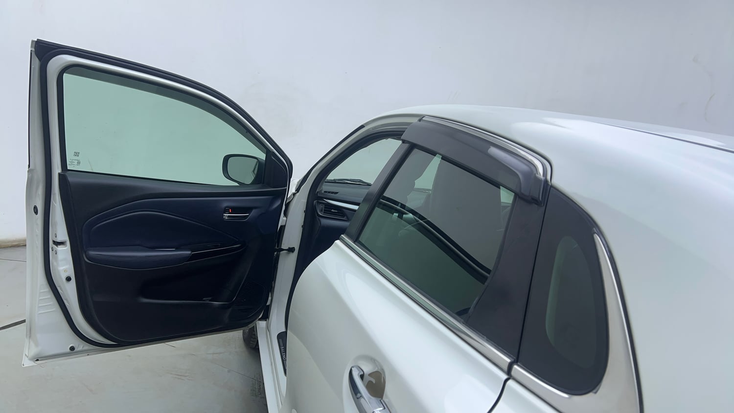 Used 2024 Maruti Suzuki Baleno Alpha MT Petrol Manual interior LEFT FRONT DOOR OPEN VIEW