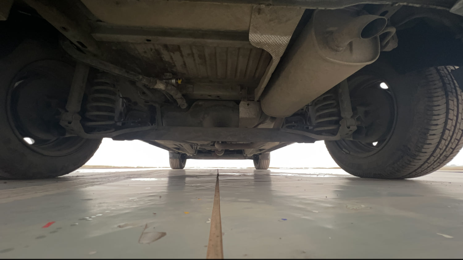 Used 2017 Ford EcoSport Ambiente 1.5L Ti-VCT Petrol Manual extra REAR UNDERBODY VIEW (TAKEN FROM REAR)