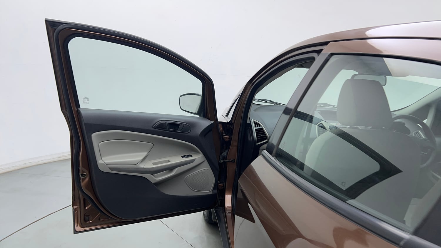 Used 2016 Ford EcoSport Ambiente 1.5L Ti-VCT Petrol Manual interior LEFT FRONT DOOR OPEN VIEW