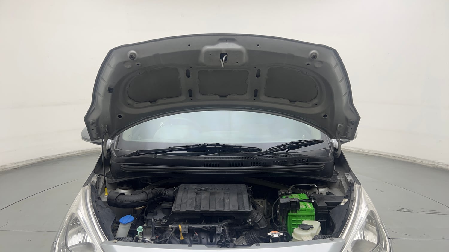 Used 2019 Hyundai Grand i10 Sportz 1.2 Kappa VTVT Petrol Manual engine ENGINE & BONNET OPEN FRONT VIEW