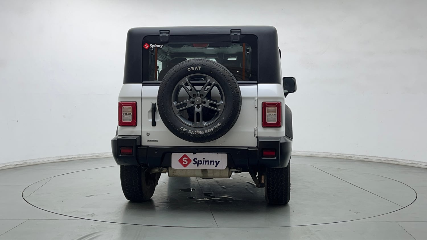 Used 2023 Mahindra Thar LX Hard Top Petrol AT RWD Petrol Automatic exterior BACK VIEW