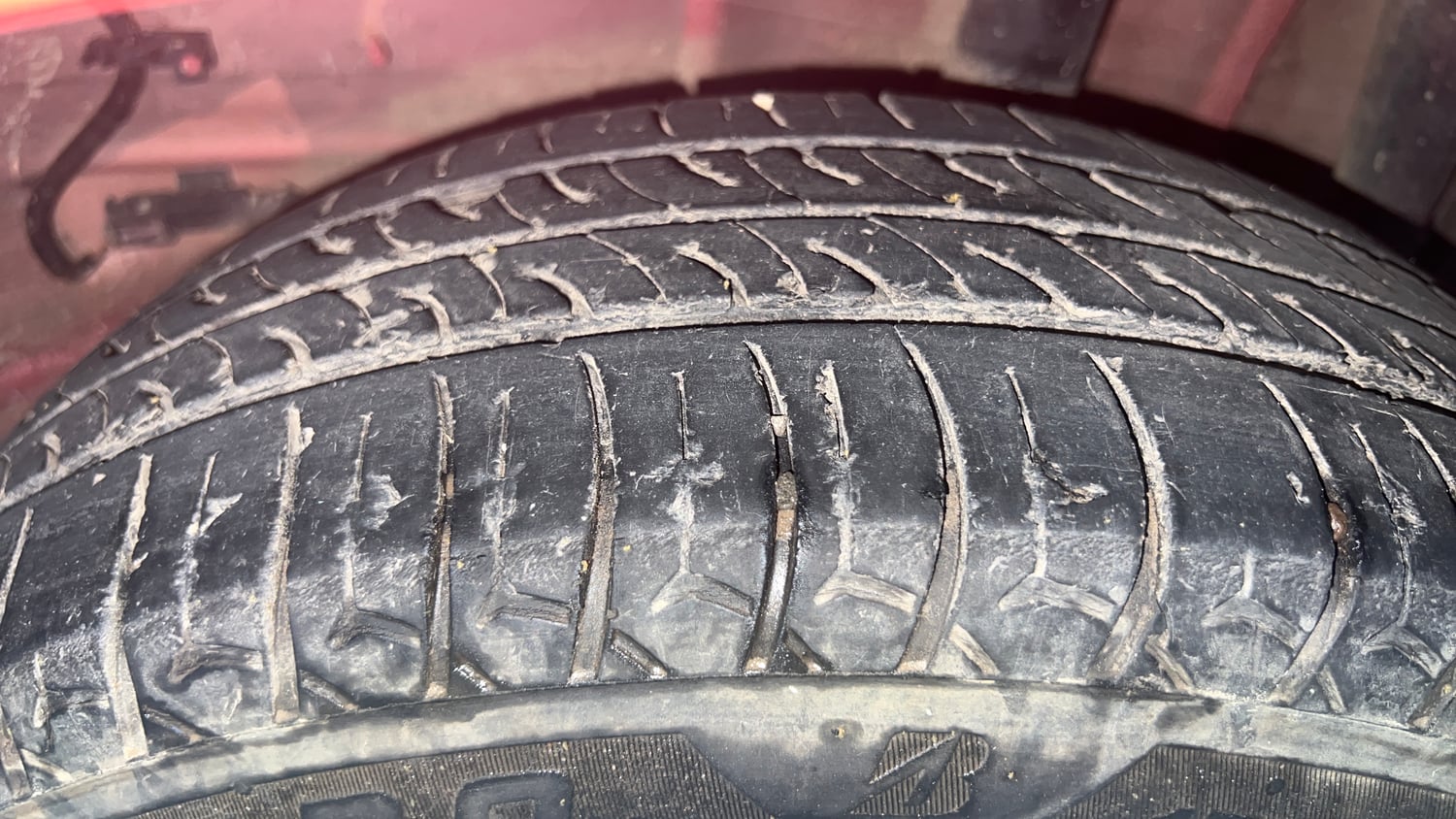 Used 2019 Tata Tiago Revotron XZ w/o Alloy Petrol Manual tyres LEFT REAR TYRE TREAD VIEW