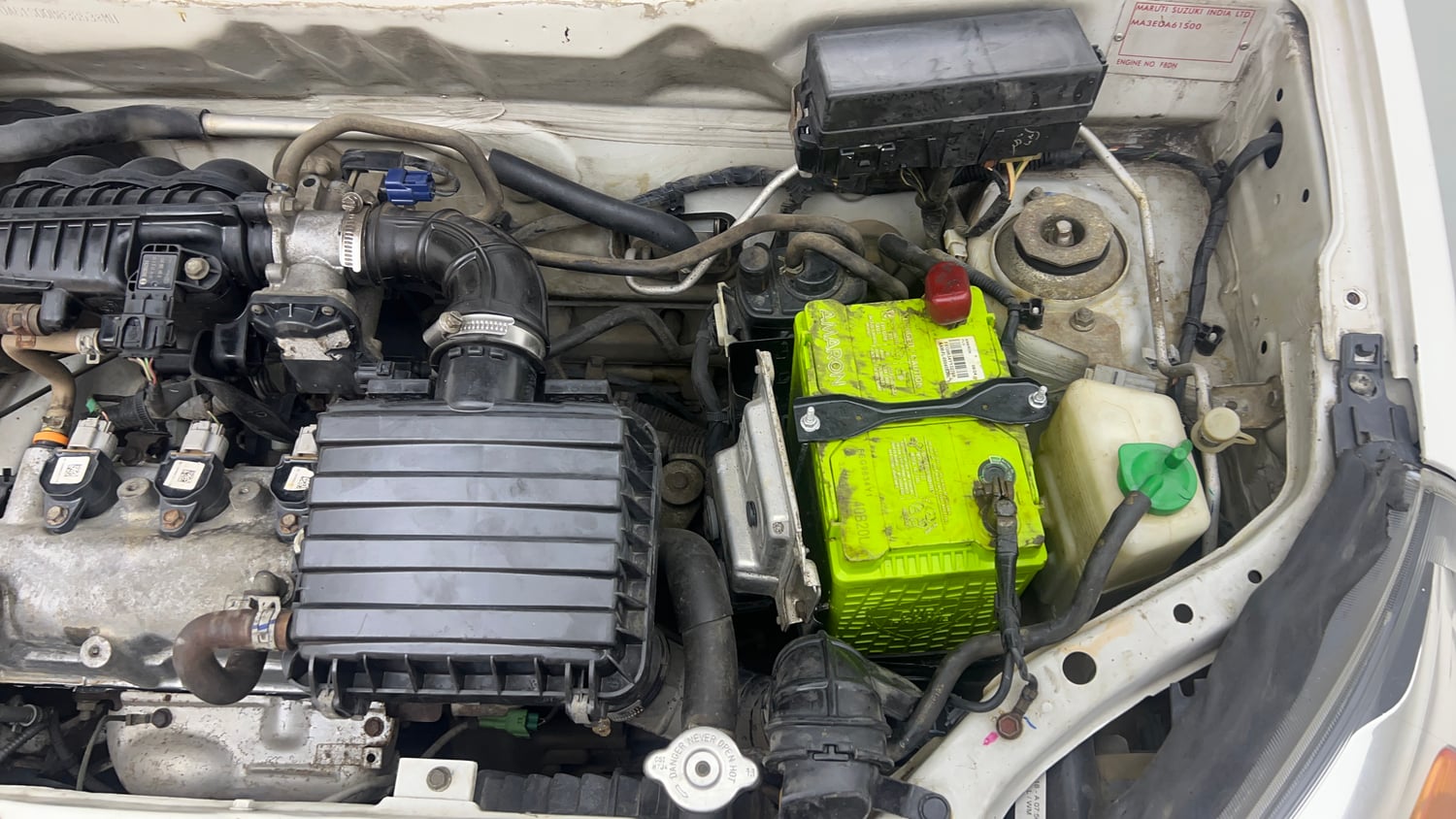 Used 2018 Maruti Suzuki Alto 800 LXi Petrol Manual engine ENGINE LEFT SIDE VIEW