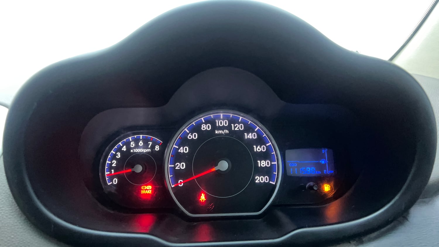 Used 2012 Hyundai i10 Sportz 1.2 Kappa2 Petrol Manual interior CLUSTERMETER VIEW