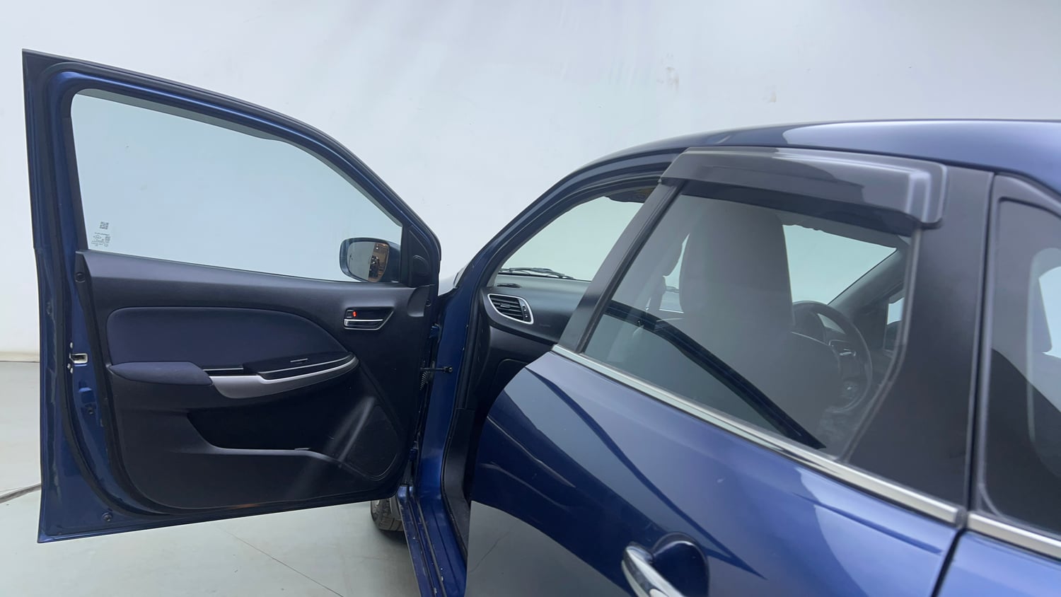Used 2022 Maruti Suzuki Baleno Zeta Petrol Manual interior LEFT FRONT DOOR OPEN VIEW