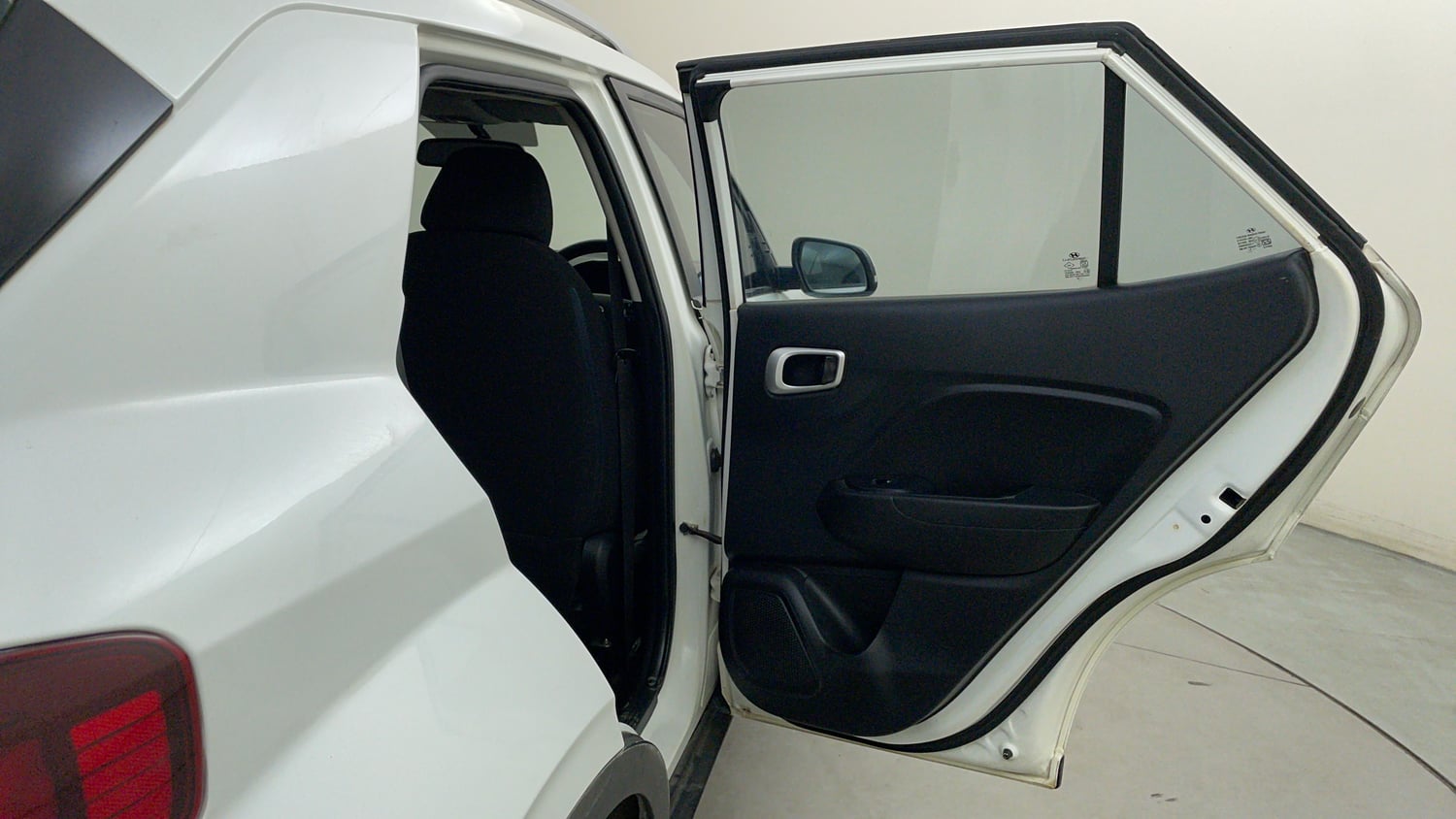Used 2019 Hyundai Venue SX Plus 1.0 Turbo DCT Petrol Automatic interior RIGHT REAR DOOR OPEN VIEW