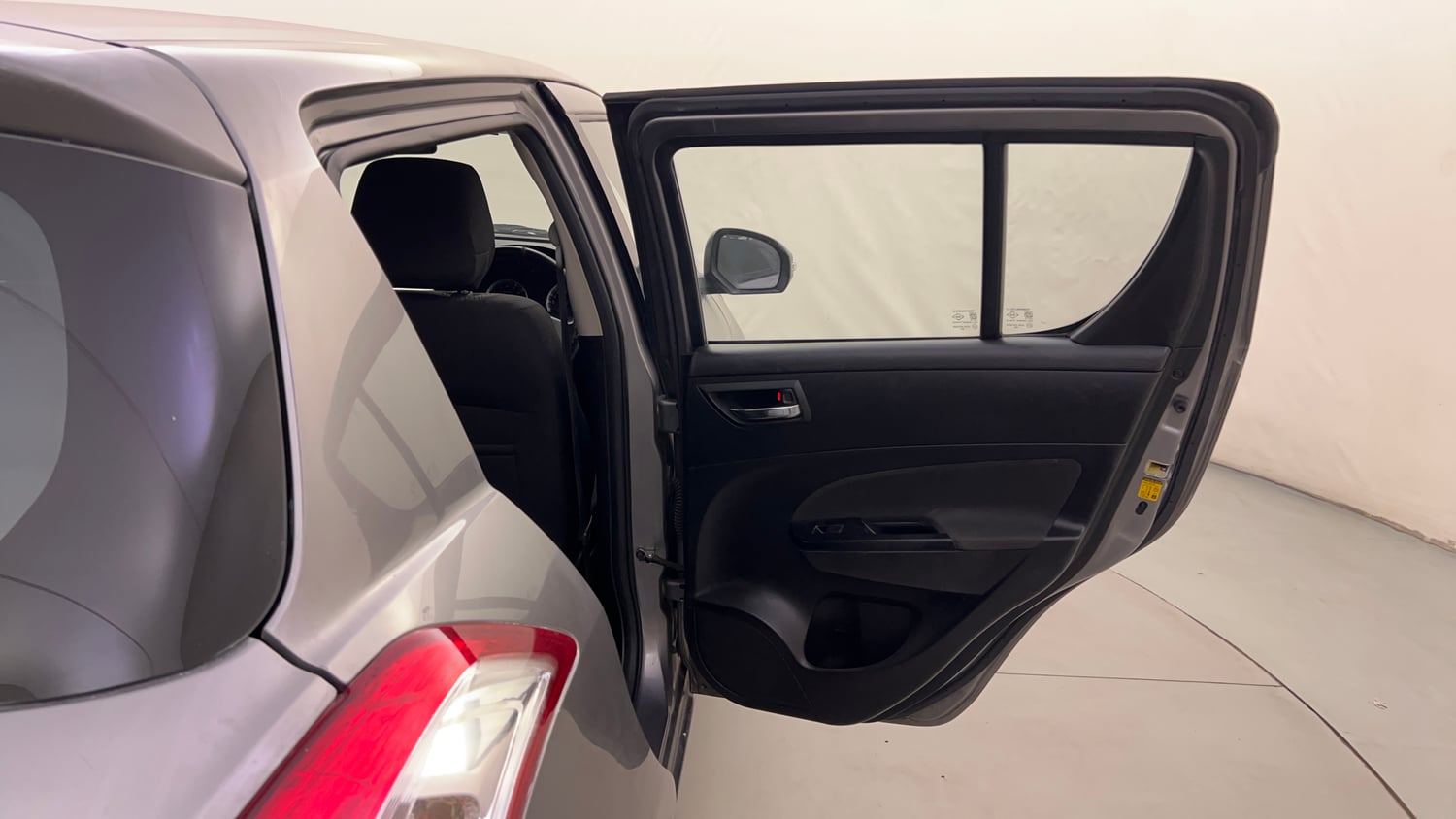 Used 2014 Maruti Suzuki Swift VXi Petrol Manual interior RIGHT REAR DOOR OPEN VIEW