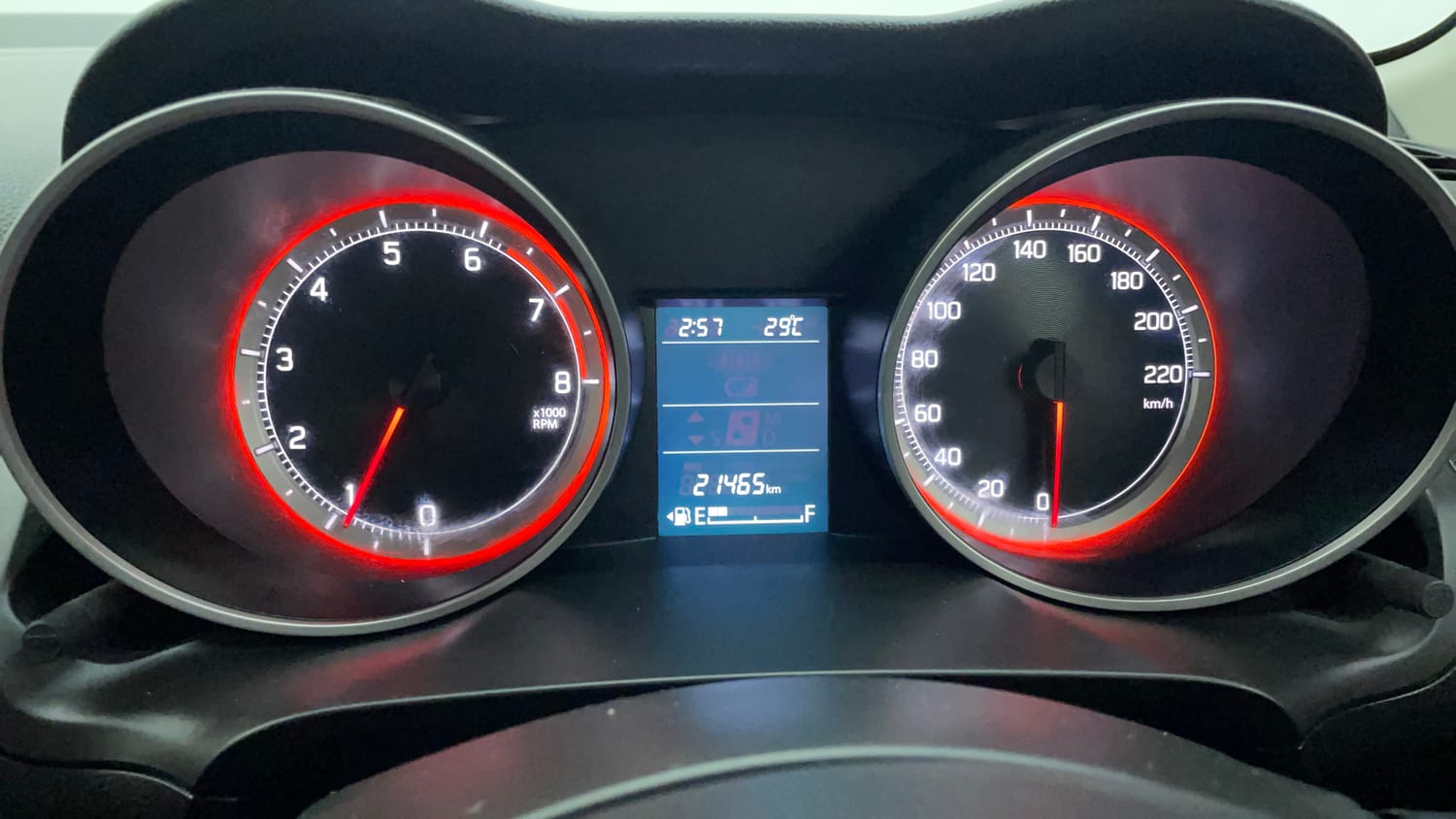Used 2021 Maruti Suzuki Swift ZXi Petrol Manual interior CLUSTERMETER VIEW