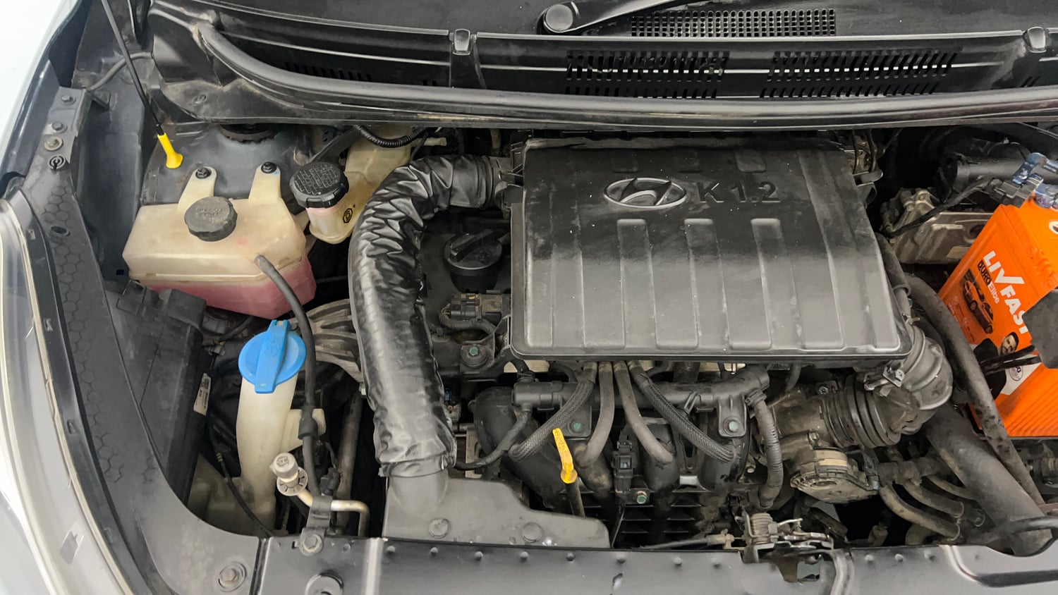 Used 2021 Hyundai Grand i10 Nios Sportz 1.2 Kappa VTVT CNG Cng Manual engine ENGINE RIGHT SIDE VIEW