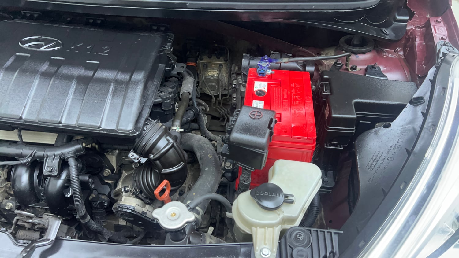 Used 2017 Hyundai Grand i10 Asta AT 1.2 Kappa VTVT (O) Petrol Automatic engine ENGINE LEFT SIDE VIEW