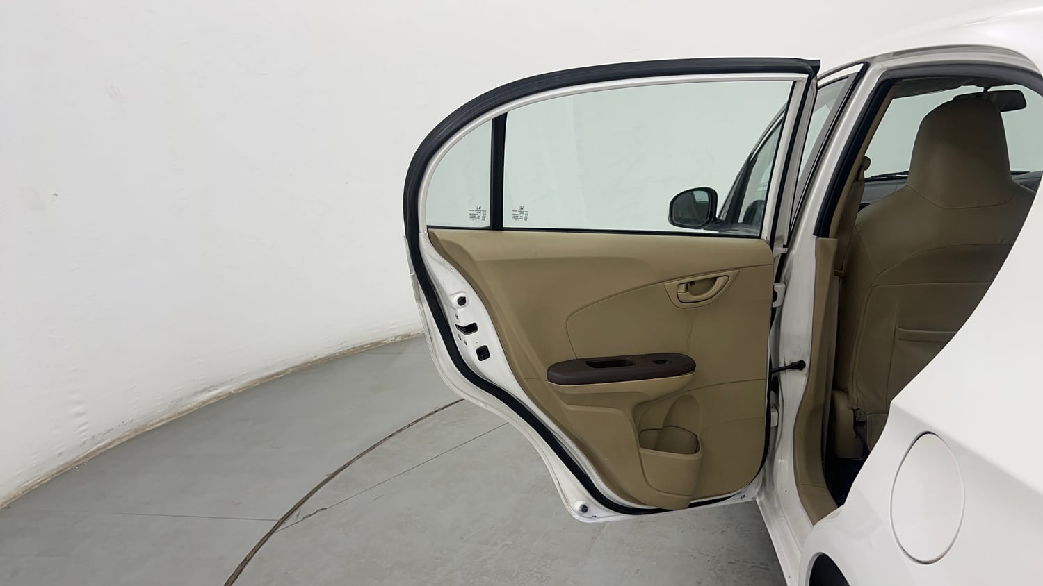 Used 2013 Honda Amaze 1.5 S i-DTEC Diesel Manual interior LEFT REAR DOOR OPEN VIEW
