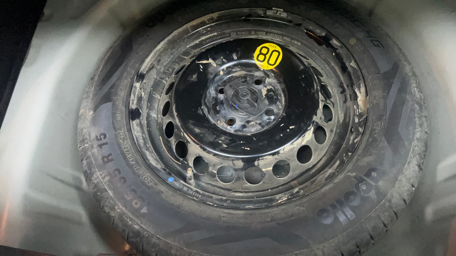 Used 2024 Maruti Suzuki Baleno Alpha MT Petrol Manual tyres SPARE TYRE VIEW