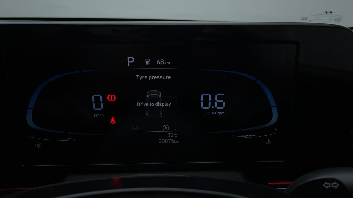 Used 2023 Hyundai Verna SX (O) 1.5 Turbo Petrol DCT Petrol Automatic interior CLUSTERMETER VIEW