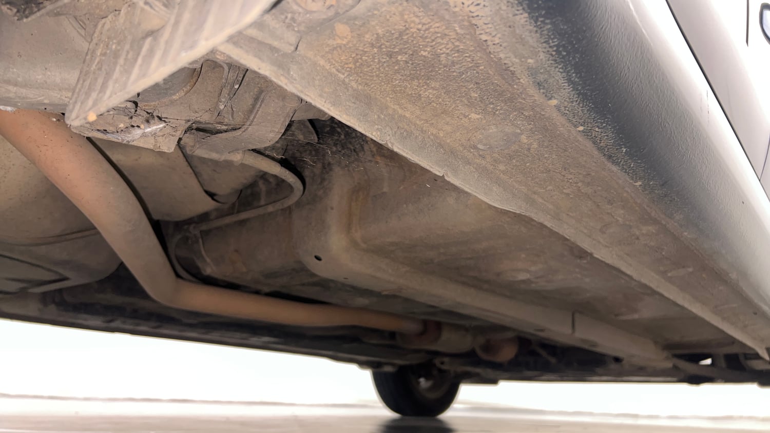 Used 2021 Hyundai Grand i10 Nios Sportz AMT 1.2 Kappa VTVT Petrol Automatic extra REAR RIGHT UNDERBODY VIEW